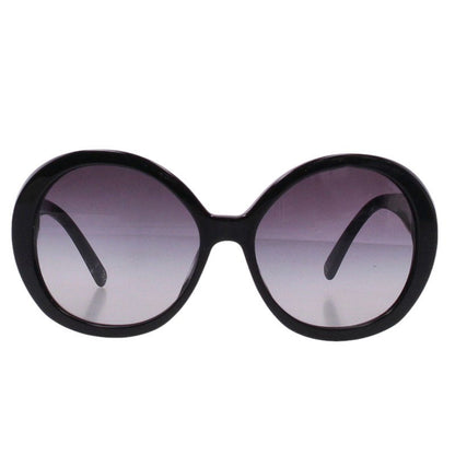 CHANEL 5159-H-A Faux Pearl Temple Sunglasses Black Size 56