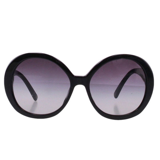 CHANEL 5159-H-A Faux Pearl Temple Sunglasses Black Size 56