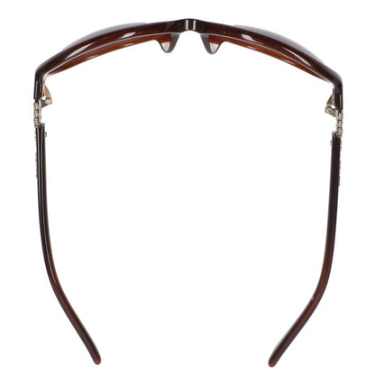 DIOR DELICACY Rhinestone Sunglasses Brown/Clear Size 60