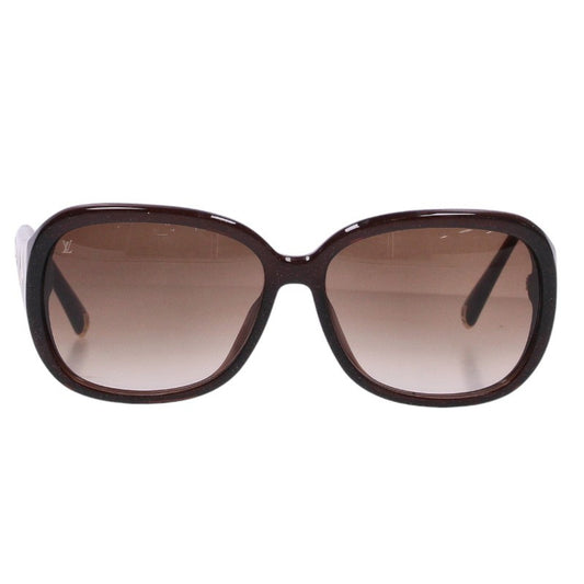 LOUISVUITTON Z0459E Brown Glitter Sunglasses Size 59