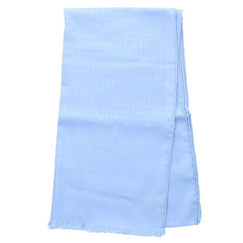 HERMES H Pattern Cashmere Silk Stole Light Size ONE SIZE
