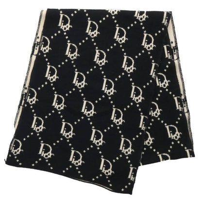 Christian Dior Trotter Pattern Wool Scarf Size ONE SIZE