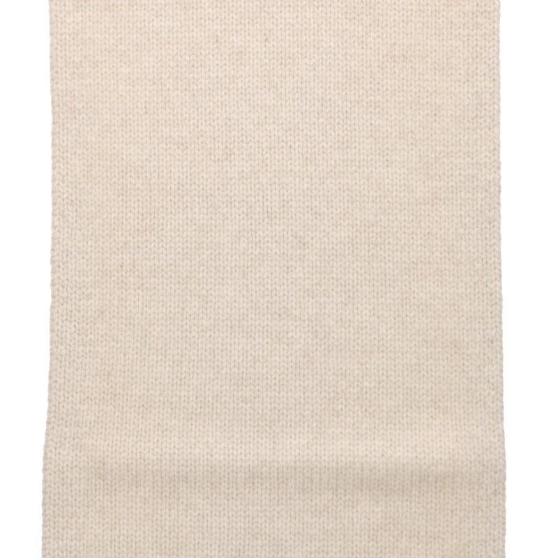 CELINE Cashmere Scarf White Black Size TU