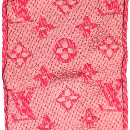 LOUISVUITTON Echarpe Logomania Scarf Pink Size ONE SIZE