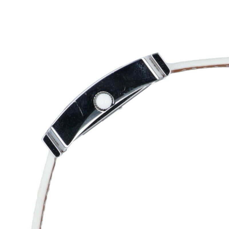 HERMES H Watch Au Carre SS Diamond Quartz Size ONE SIZE