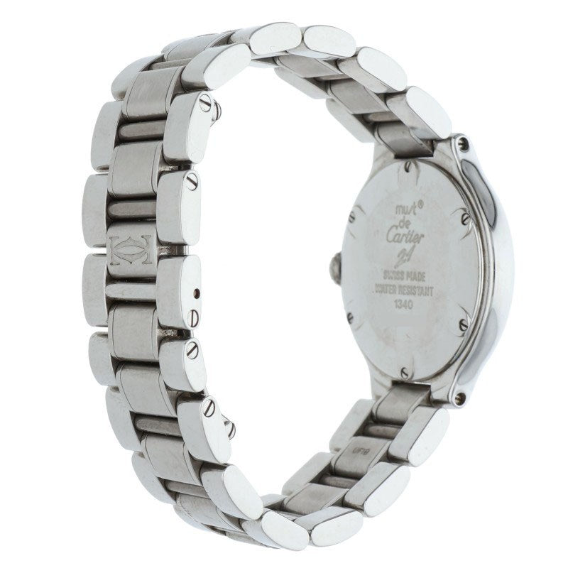 Cartier Must 21 W21 SS Silver Dial Quartz Size ONE SIZE
