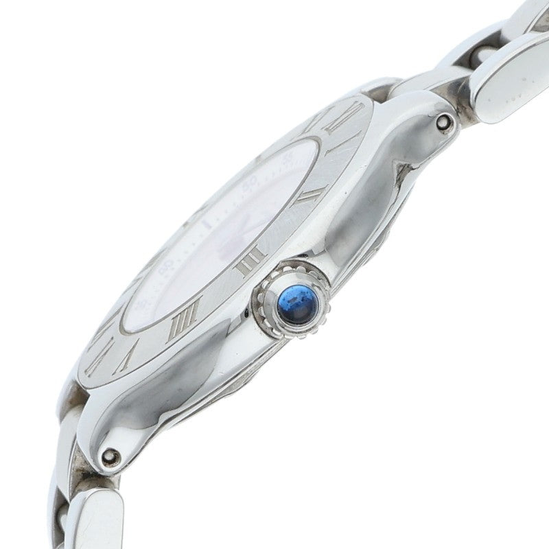 Cartier Must 21 W21 SS Silver Dial Quartz Size ONE SIZE