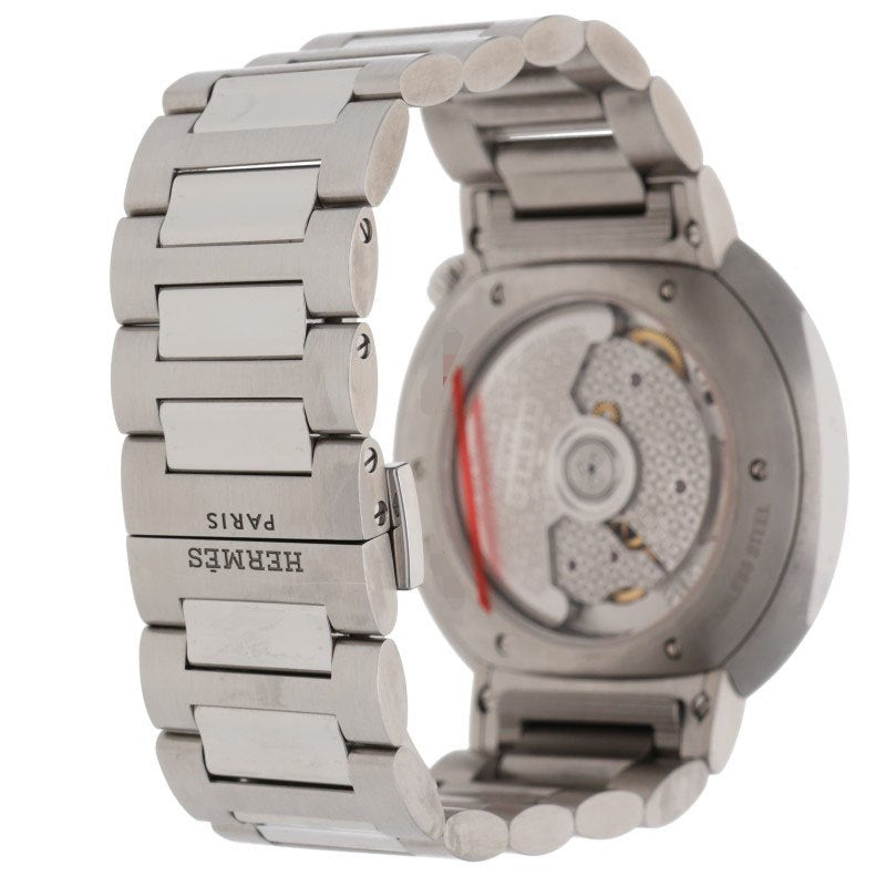 HERMES Hermes Cut GM SS Diamond Automatic Watch Size GM