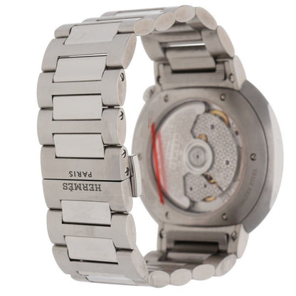 HERMES Hermes Cut GM SS Diamond Automatic Watch Size GM