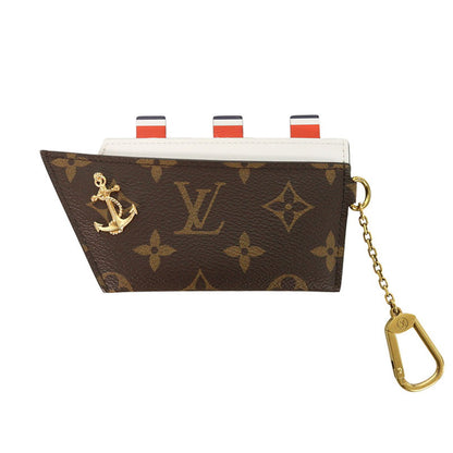 Louis Vuitton Card holder Brown x White
