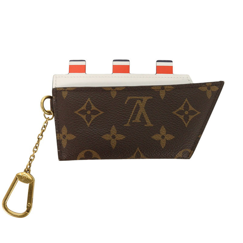 Louis Vuitton Card holder Brown x White