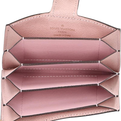 Louis Vuitton Monogram card holder Brown x Pink
