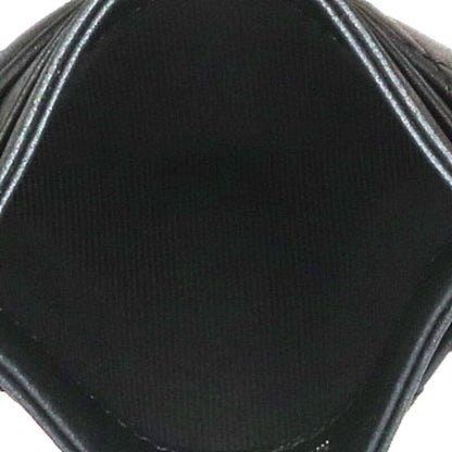 CHANEL Matelasse So Black Lambskin Card Case Size ONE SIZE