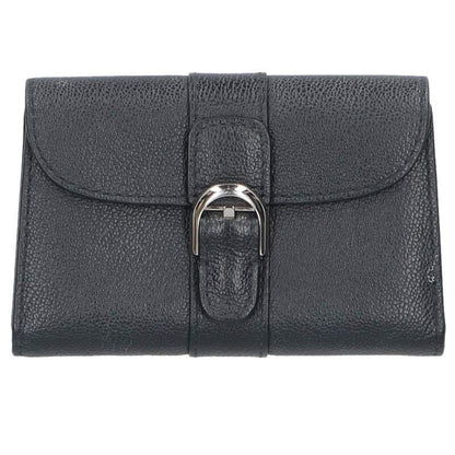 DELVAUX Black Buckle Design Card Case Size ONE SIZE