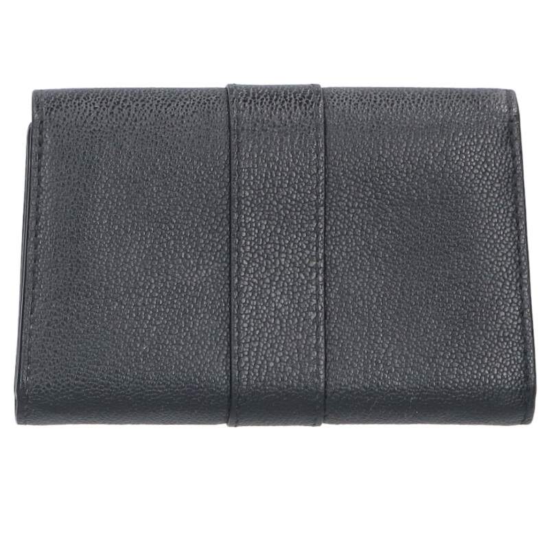DELVAUX Black Buckle Design Card Case Size ONE SIZE
