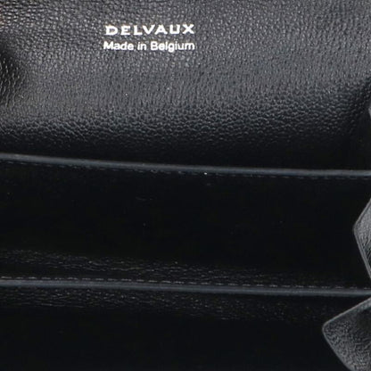 DELVAUX Black Buckle Design Card Case Size ONE SIZE