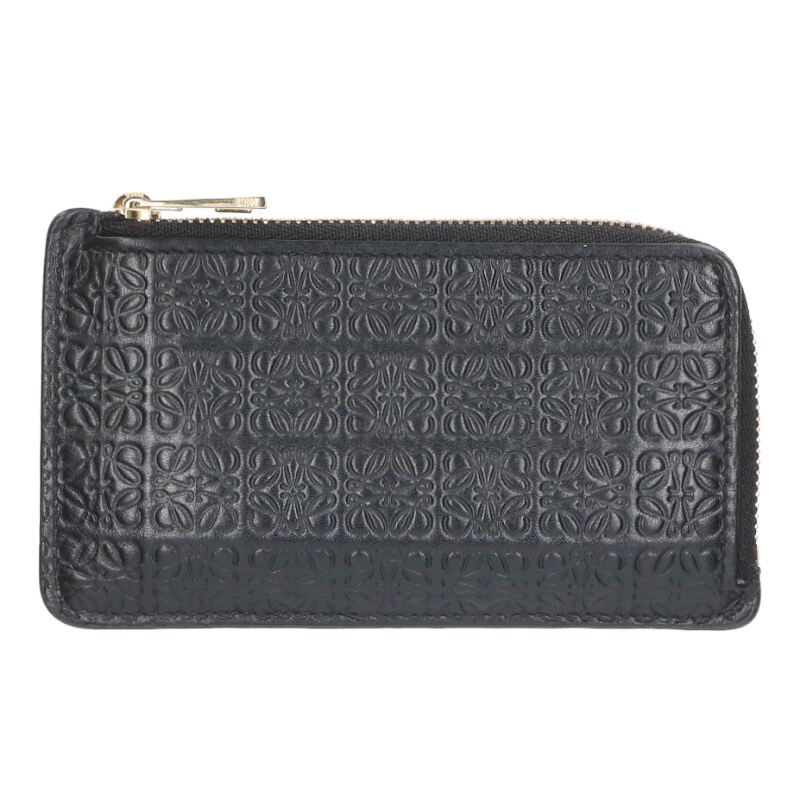 LOEWE Repeat Anagram Card Case Black Size ONE SIZE