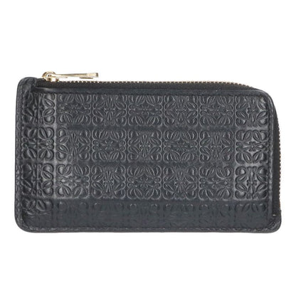 LOEWE Repeat Anagram Card Case Black Size ONE SIZE