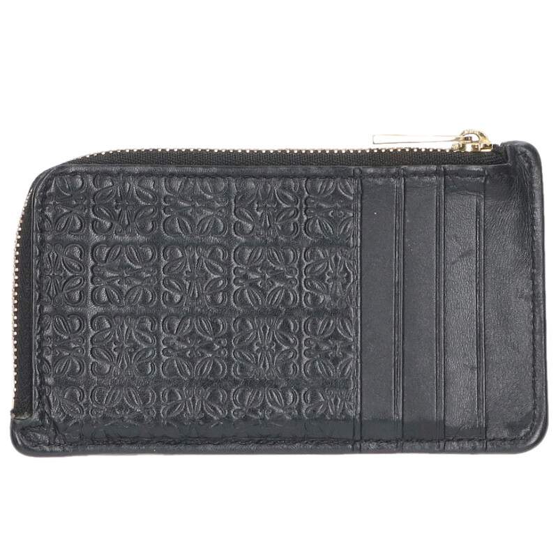 LOEWE Repeat Anagram Card Case Black Size ONE SIZE