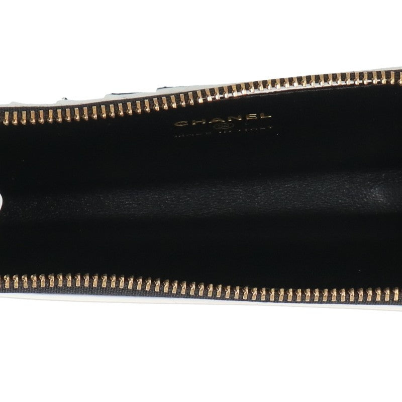 CHANEL Fragment Card Holder Black Card Case Size ONE SIZE