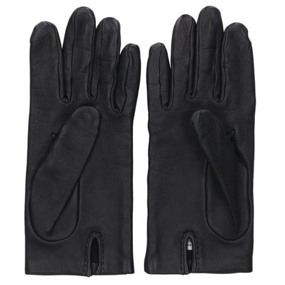 HERMES Lucky Charm Lambskin Leather Gloves Size ONE SIZE