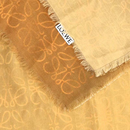 LOEWE Paula's Ibiza Anagram Scarf Yellow Size ONE SIZE