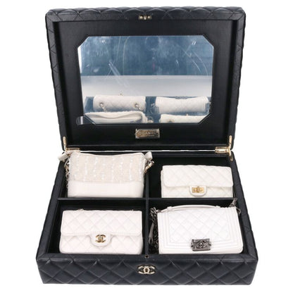 CHANEL Sets of 4 Mini Bags Quilted Leather Size ONE SIZE