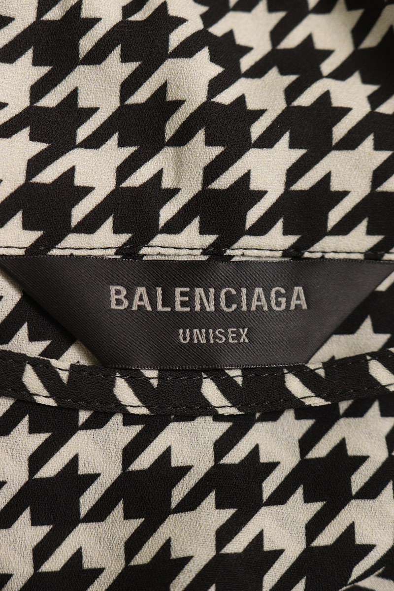 Balenciaga Scarf White x Black One Size