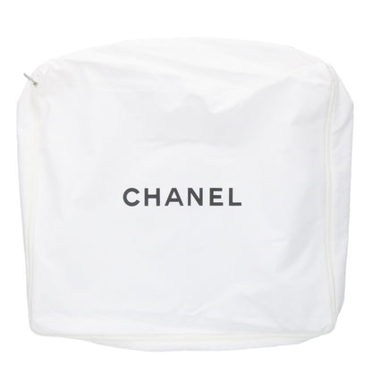 CHANEL Coco Mark Cashmere Fringe Blanket Gray