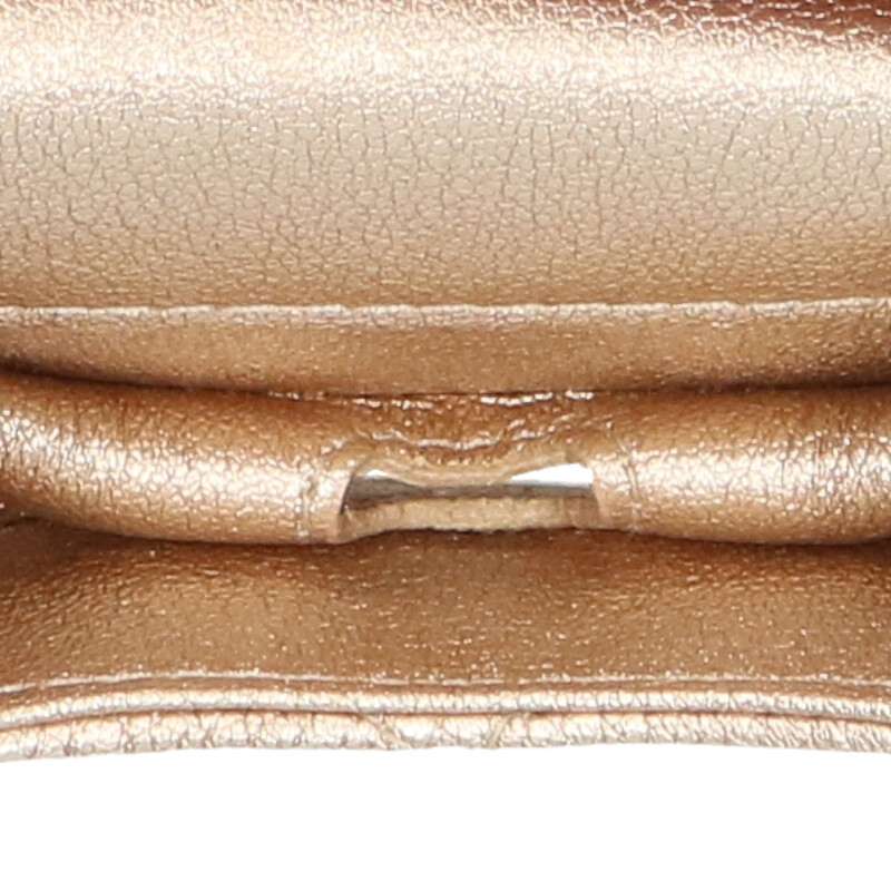 CHANEL Matelasse Coin & AirPods Case Gold Size ONE SIZE
