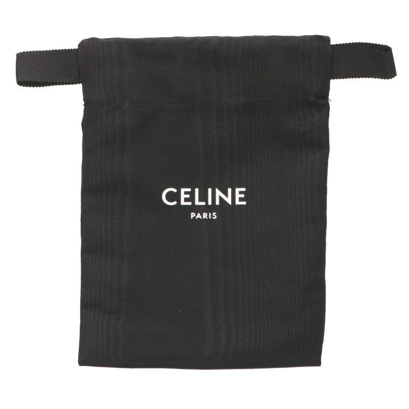 CELINE Wool Calfskin Shoulder Strap Black/Gold