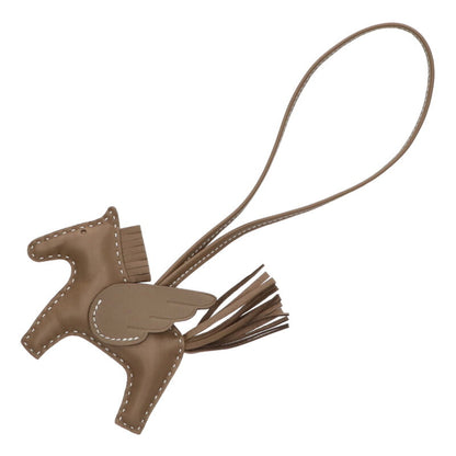 HERMES Rodeo Pegasus PM Agneau Milo Charm Size ONE Brown