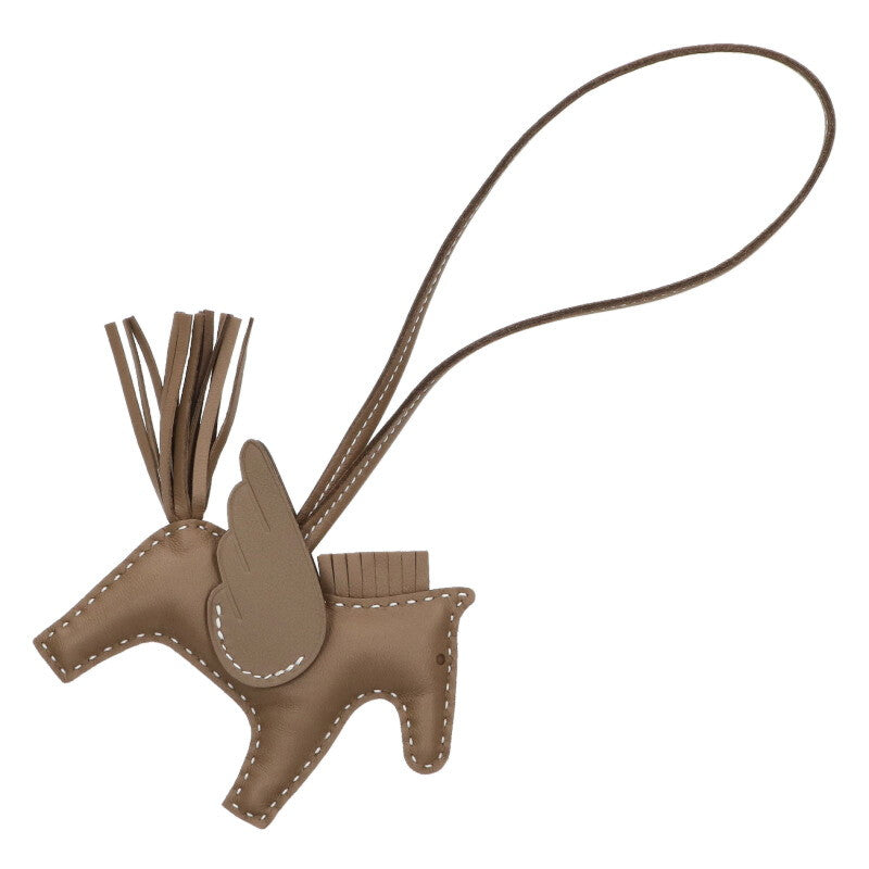 HERMES Rodeo Pegasus PM Agneau Milo Charm Size ONE Brown