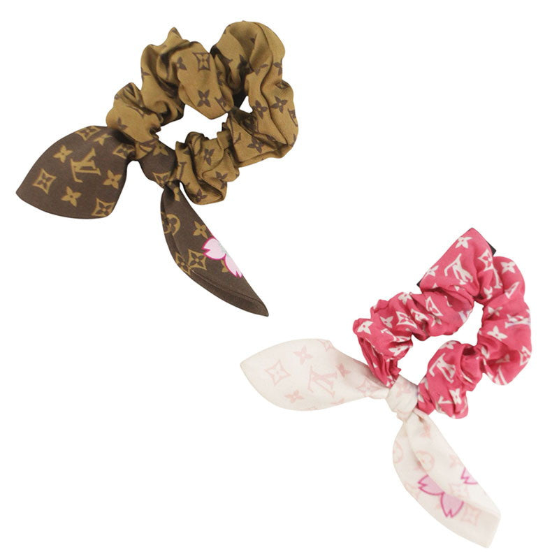 Louis Vuitton x MURAKAMITAKASHI   M Cherry Blossom Monogram Scrunchie