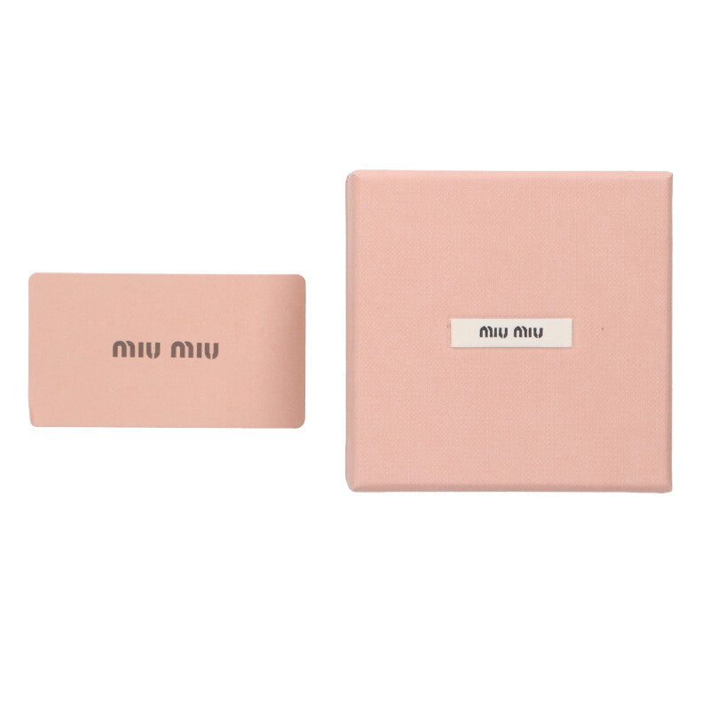 miumiu Leather Micro Trick Charm Navy/White Size ONE SIZE