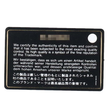 CHANEL 19 Phone & Card Holder Case Black/Gold Size ONE SIZE
