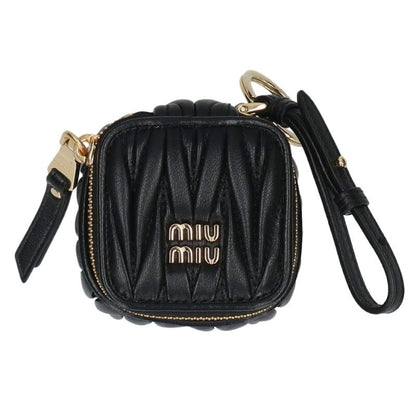 Miu Miu 5TL527 Matelasse Pouch Keyring Size ONE SIZE
