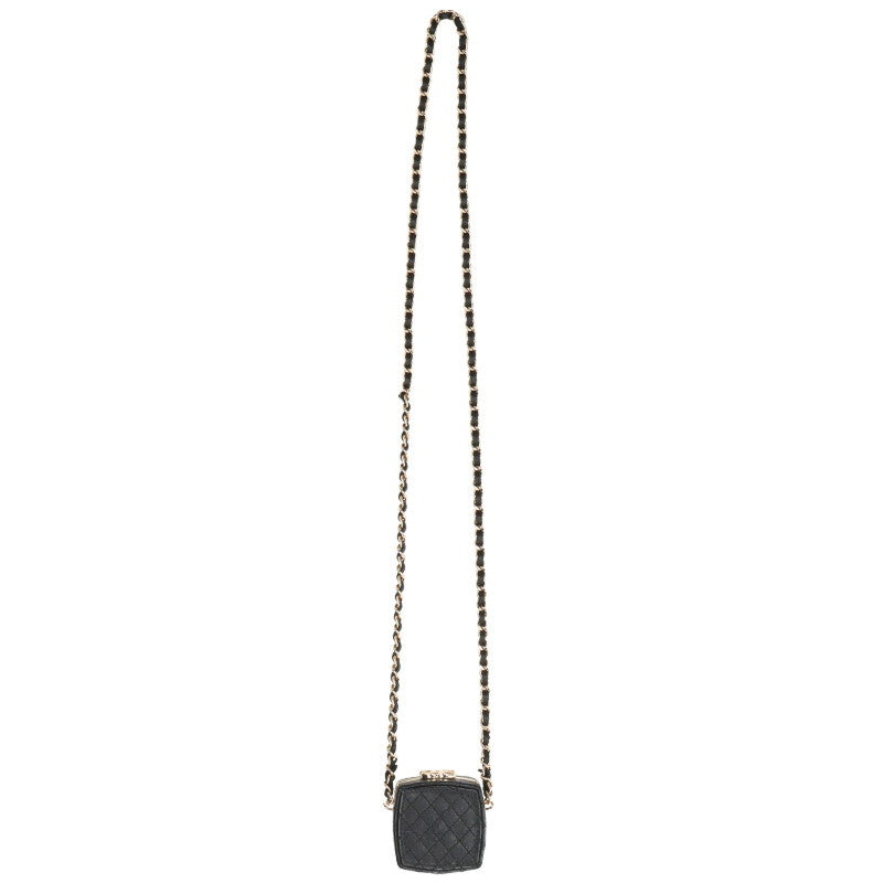 CHANEL Matelasse Mirror Chain Shoulder Pouch Size ONE SIZE
