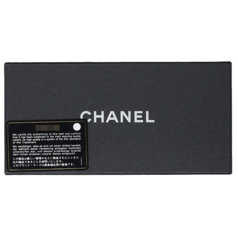 CHANEL Coco Mark Logo Suspenders Black