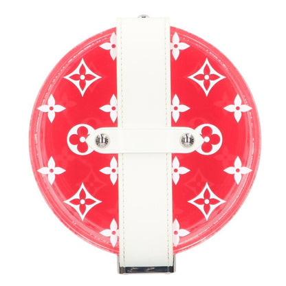 LOUISVUITTON Monogram Boite Scott Accessories Case Clear Red