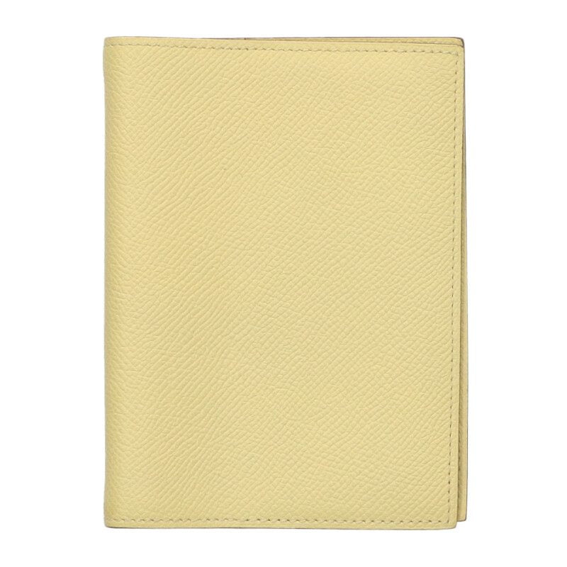 HERMES Agenda GM R Stamp Notebook Cover Yellow Size GM