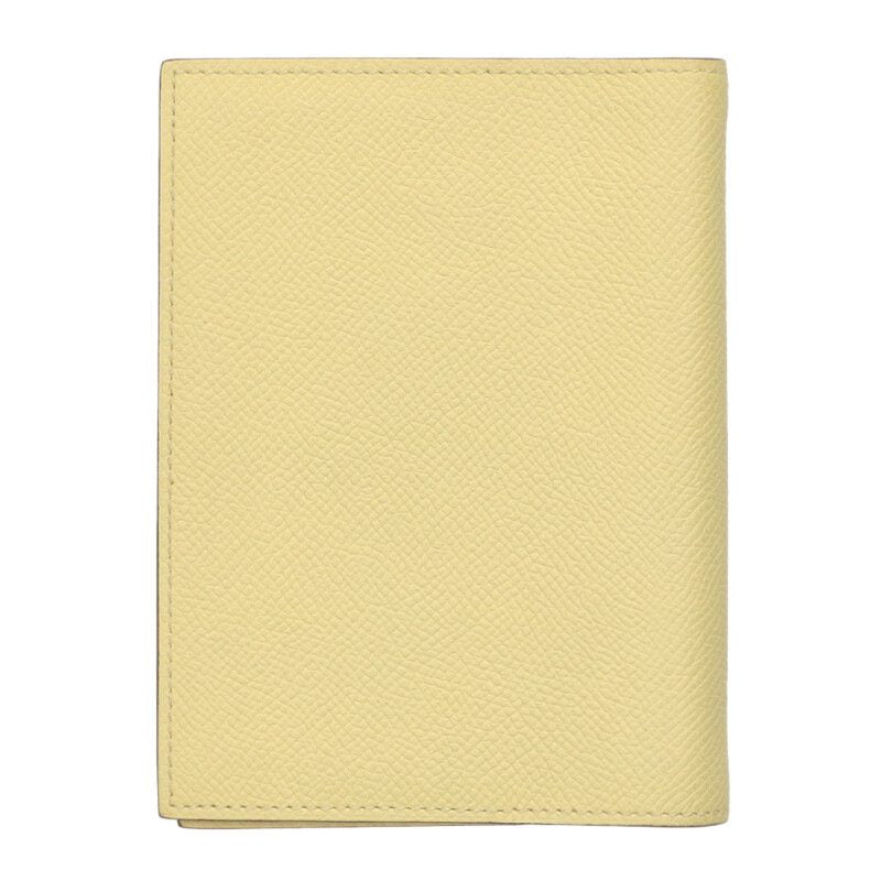 HERMES Agenda GM R Stamp Notebook Cover Yellow Size GM