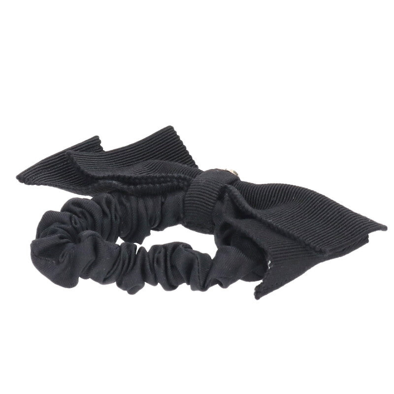 DIOR Dior Sweet CD Ribbon Scrunchie Black/Gold Size ONE SIZE
