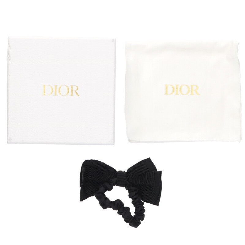 DIOR Dior Sweet CD Ribbon Scrunchie Black/Gold Size ONE SIZE
