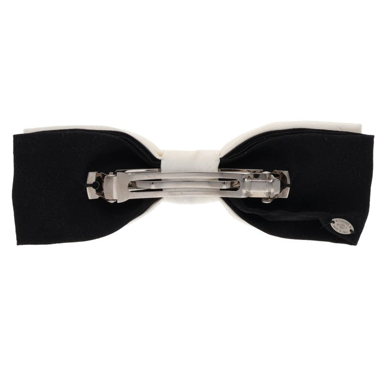 CHANEL Coco Mark Ribbon White Black