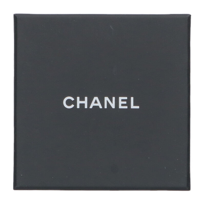 CHANEL B23S Rhinestone Coco Mark Brooch Silver/Clear