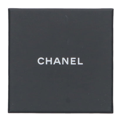 CHANEL B23S Rhinestone Coco Mark Brooch Silver/Clear