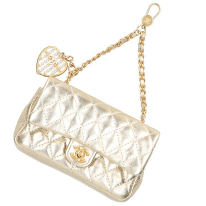 CHANEL Matelasse Coco Mark Lambskin Flap Bag Size ONE SIZE