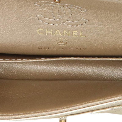 CHANEL Matelasse Coco Mark Lambskin Flap Bag Size ONE SIZE
