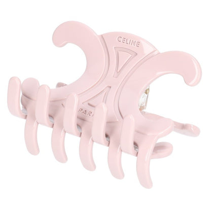 CELINE Triomphe Large Hair Claw Pink
